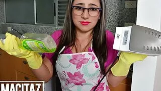 MAMACITAZ - Big Ass Cleaning Lady Has Hot POV Sex