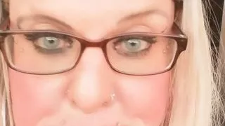 stefanie transsexual  smoking a cigarette