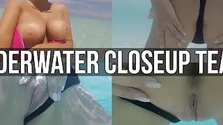 UNDERWATER CLOSEUP TEASE - ImMeganLive