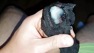 I cum in my sexy aunt panties