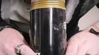 Dirty Talking Guy Deep Toy Fucking