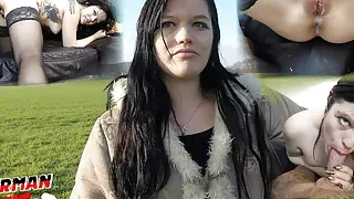 German Scout - Berlin Goth Girl Doreen Picked Up And Fucked Hard