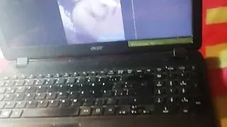 I masturbate seeing myself in a video as they put it on me
