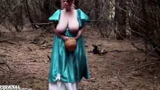 Fake lumberjack takes a Princess home for deep anal sex