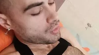 My dick in toy. She makes strange noises. Past 2