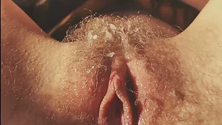 Juicy creampied pussy