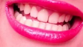 Very sharp natural teeth # 6 – model Anastasia Gree