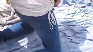 Spanking My Sissy Before Anal Training Her With 8inches