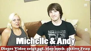 German chubby blonde girlfriend – couple’s first casting