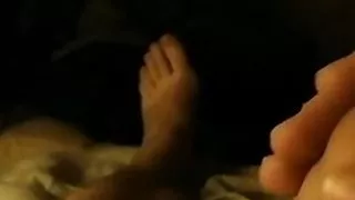 Watch as my cock erupts and cum runs down my shaft