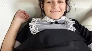 schoolgirl got pregnant, but continues to fuck with her stepbro