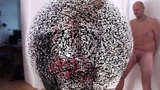 Bizarre Lady Jessica Kicks Olli's Nuts