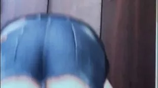 Crossdresser cut her trousers and made girly sexy shorts