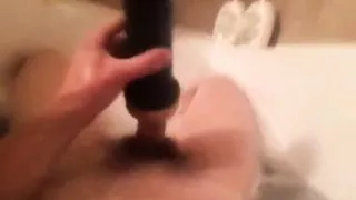 Fucking pocket pussy in the bath