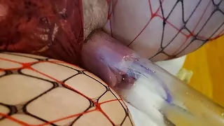 Mistress Gina Squirts Inside Pussy Pump, Fat Clit and Lips