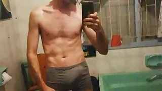 Saloh Cin Masturbating His Boner In His Undie