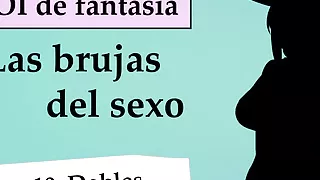 Spanish JOI, tu ama te exige una DP, las brujas del sexo.