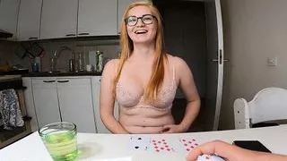 playing blackjack with bored stepsister