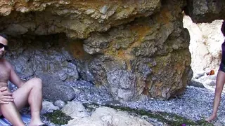 4K – horny hole Latina beach fucking – brunette MILF