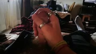 Blowing My Load After Sexting With A Slut