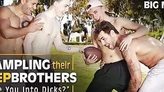 Sexy Hunks Swap Fuck New Stepbro's
