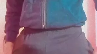 Handsome man teases viewers with his big dick.