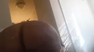 Voyeur ssbbw shows big ass lotion 400lbs