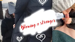 A stranger at a ski resort gave me a nice blowjob