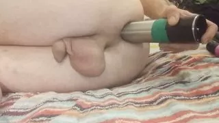 toy lamp, spice grinder, fence post and bottle in my ass