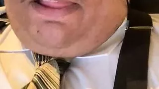 Wanking after a long day.