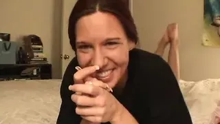 Teen slut masturbates for the camera