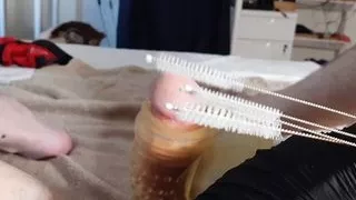 Sounding with a brush