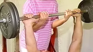 Im Sportstudio ordentlich geschwitzt