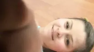 Sammy 18 rubbing her great pussy and Masturbating with dildo