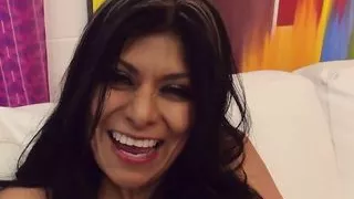 Submissive Mexican Milf Gabby Quinteros Drops To Her Knees!