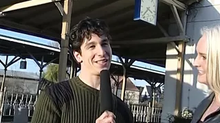 Blonde im Hotelzimmer