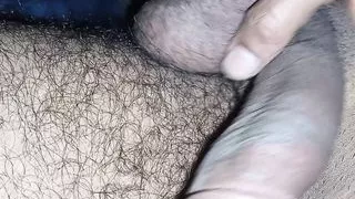 Grandma bed hand job