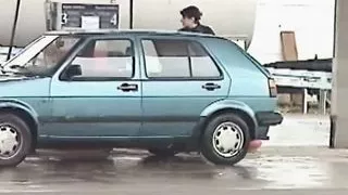 Tankstellen Luder anbgeschleppt