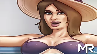 SummertimeSaga - Man Dancing near the Jacuzzi for a Beautiful Girl