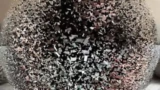 Footfetishslut Lydia jerks a dildo with her horny feet!