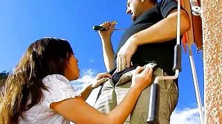 Horny Daughter Seduces Stepdad To Deflower Her Ass