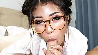 Big titty Thai prostitute wants her daily dose of cock