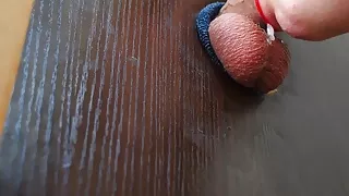 College slut gives a gloryhole blowjob and gulps cum twice.