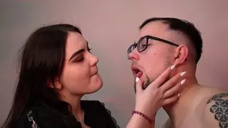 He cums in her pussy and you can watch it!