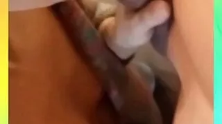 Wife lost bet, gives blowjob to our friend and cum swallow