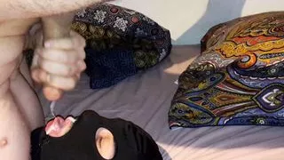 Slutty Young Twink giving himself a creamy selffacial!