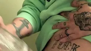 Jacking off with help moaning