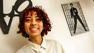 Curly Redhead Latina Exited For First Anal Casting With Cumshot