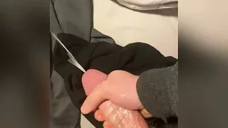 Juicy Cock Has Cum Squeezed Out