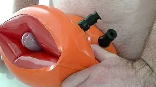 Fucking a latex waterwing